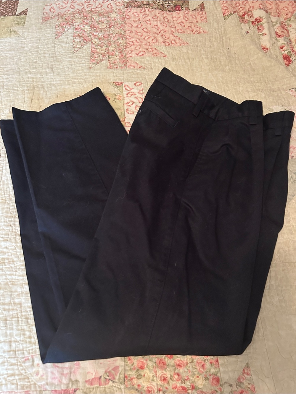 St. John's Bay Black Men's Dress Pants - Straight Leg